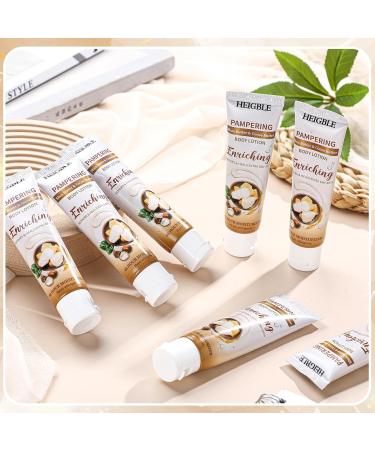50 Pack Travel Size Body Lotion 1 oz Shea Butter Cocoa Butter Body Lotion Dry Skin Moisturizer with Flip Cap for Extra Dry Skin Inns Hotels Resorts Airlines Offices Gyms and More Butter and Cocoa Butter - Buy Online on GoSupps.com