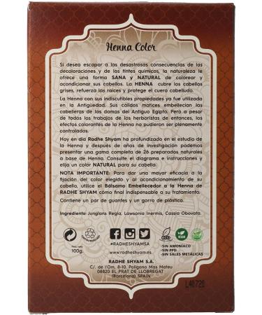 Buy HENNA RADHE SHYAM Permanent Coloration 100g | Natural Hair Dye for Vibrant Color | International Shipping - Buy Online on GoSupps.com