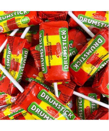 VIMIX Individually Wrapped Fruit Flavour Drumstick Lollipops Bag 1kg - Buy Online on GoSupps.com