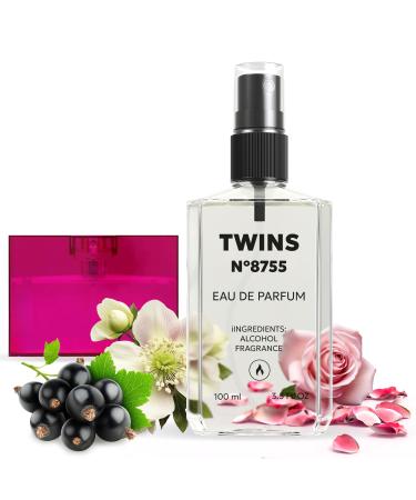 TWINS Impression of Rush 2 | Perfume for Women Eau de Parfum | No.8755 | 3.4 Fl Oz / 100 ml Gucci Rush 2 Impression
