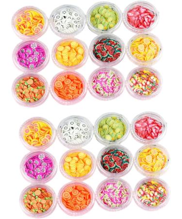 minkissy 2 Sets Nail Slice Decorations Crystal Decor Polymer Clay Slices Polymer Clay Fruit Slices Slice Nail Art Polymer Strawberry Slices Pearl Trim Resin Kits Filler Horse Nails 3d - Buy Online on GoSupps.com