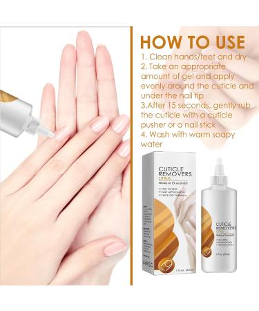 Cuticle Remover Gel 30ML Gentle Nail Care Cream for Softening and Moisturizing Cuticles - Buy Online on GoSupps.com