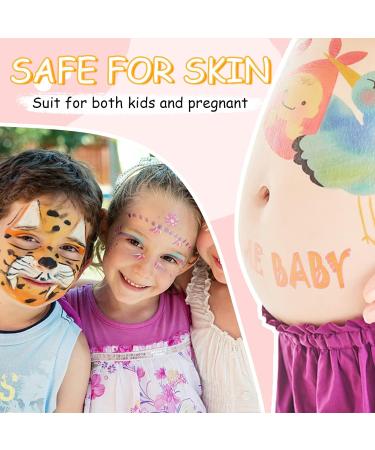 GLEEMEN 36 Colors Face Paint Crayons for Kids - Safe Body & Face Painting Makeup Kit for Birthday Party, Halloween, Cosplay - Buy Online on GoSupps.com