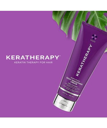 Keratherapy Keratin Infused Daily Smoothing Cream 6.8 fl. oz. - Award-Winning Best Seller for Blowouts - with Collagen, Jojoba Oil, Wheat & Argan Oil - Buy Online on GoSupps.com