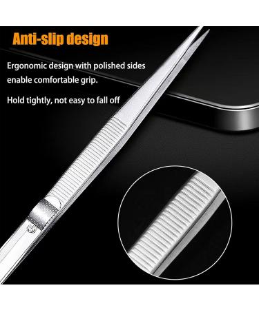 MIUPOO Adjustable Slide Lock Nail Art Tweezers Nail Rhinestone Stickers Jewel Gem Craft Tweezers Precision Slide Locking Antistatic Tweezers Set 2 Pieces 2 Slide Lock Tweezers - Buy Online on GoSupps.com