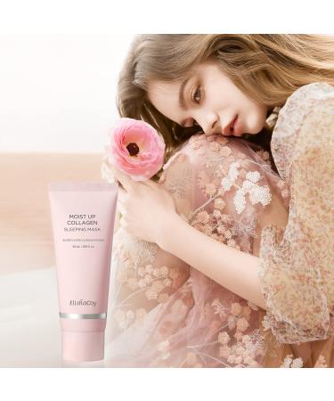 Elishacoy Moist Up Collagen Sleeping Mask - 1.69 fl.oz | Overnight Face Gel Cream | Moisturizing, Anti-Aging, Radiance Care - Buy Online on GoSupps.com