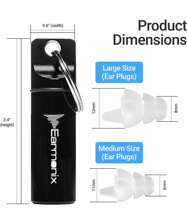 High Fidelity Ear Plugs for Concerts & Events | Music Plus Noise Reduction Earplugs - Reusable Transparent Medical Grade TPE - Buy Online on GoSupps.com