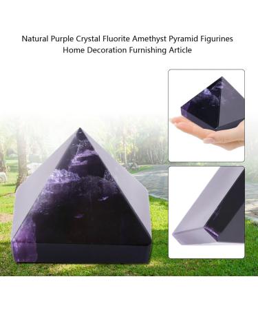 Amethyst Pyramid Purple Crystal Pyramid Figurine Egyptian Pyramids Figurine Statue Model Feng Shui Crafts Pyramids Gift - Buy Online on GoSupps.com