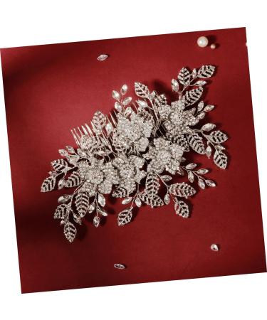 Ipetboom Bridal Hair Comb personality hair accessories luxurious hair comb Rhinestone Hair Comb Women Headdress Full Diamond rhinestones bride wedding hair accessories for women - Buy Online on GoSupps.com