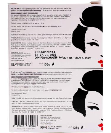  Kojie San Kojie San Skin Soap (pack of 3 65g each) - Buy Online on GoSupps.com