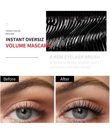 ARYIMYDP Mascara with fine bristles ultra volume and curvature 24 hours waterproof charcoal mascara sweatresistant texture for day makeup 10 ml - Buy Online on GoSupps.com
