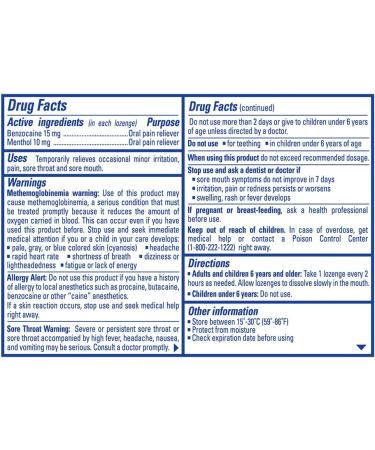 Chloraseptic Max Sore Throat Lozenges Wild Berries - 15 Count - Buy Online on GoSupps.com