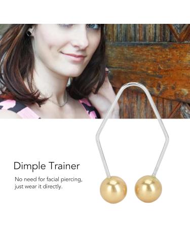 Dimple Maker Balls Dimple Trainer 2 Pair for Face Cheeks (Gold) - Buy Online on GoSupps.com