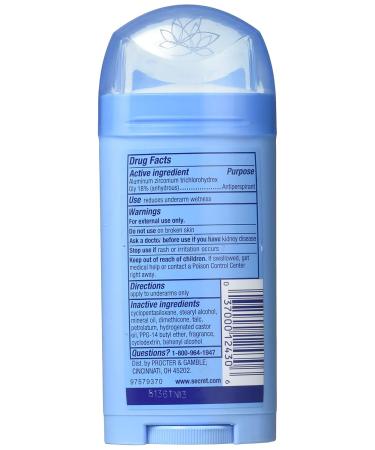 Buy Secret U-BB-1790 Spring Breeze Invisible Solid Antiperspirant & Deodorant - 2.6 oz - Best International Shipping Available - Buy Online on GoSupps.com