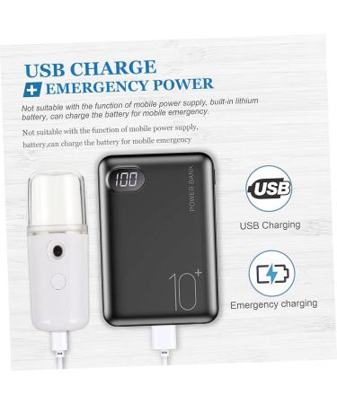 WOONEKY 1pc Mini Face Spray Device Portable Facial Mister Handheld Steamer Portable Face Steamer White - Buy Online on GoSupps.com