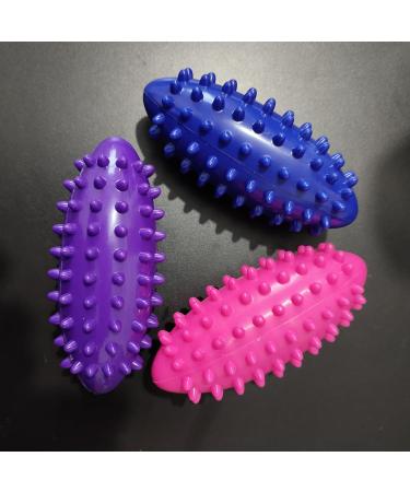 5-Piece Massage Ball Set - Hedgehog Ball Roller Fascia & Peanut Massage for Legs Feet Hands & Back Relief - Buy Online on GoSupps.com