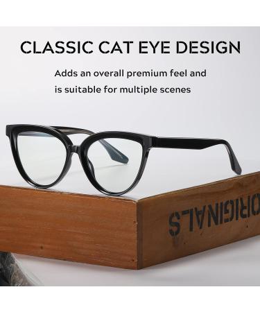 Shop Dollger Blue Light Filter Glasses - TR90 Cat Eye Frames for Men & Women | UV Protection & Anti-Dizziness - Buy Online on GoSupps.com