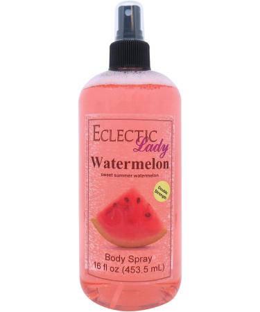 Watermelon Body Spray Body Mist for Women with Clean Light & Gentle Fragrance Long Lasting Perfume with Comforting Scent for Men & Women Cologne with Soft Subtle Aroma For Daily Use Double Strength 16 Fl Oz (Pack of 1)