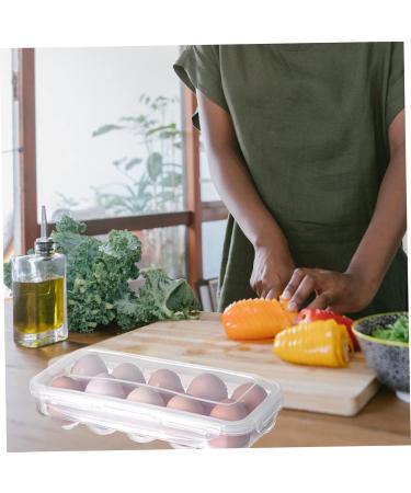 GLEAVI 2pcs Box Refrigerator Fridge Egg Dispenser Fresh-keeping Egg Bag Egg Box Shipping Box Multi-layer Whitex2pcs 27.5x13cmx2pcs - Buy Online on GoSupps.com