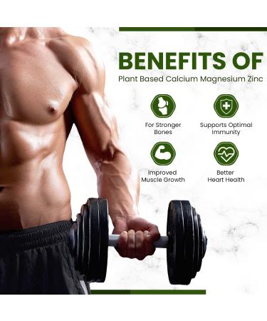 Himalayan Organics Organic Calcium Magnesium Zinc D3 & K2 - Whole Food Formula for Optimum Health - Buy Online on GoSupps.com