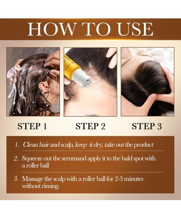 Batana Scalp Soothing Dense Hair Conditioning Roller Balls 2 Pi ces Huile De Batana Bio Pour La Croissance Des Cheveux Masque Capillaire Nourrissant Cheveux Plus pais Et Moins De Chute - Buy Online on GoSupps.com