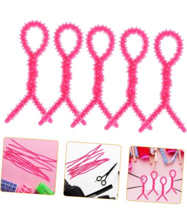 FOMIYES 50 Pcs Perm Tools Flexible Perm Rod Hair Curler for Women Hair Rollers for Women 15.00X0.60X0.60CMx5pcs Rosyx5pcs - Buy Online on GoSupps.com