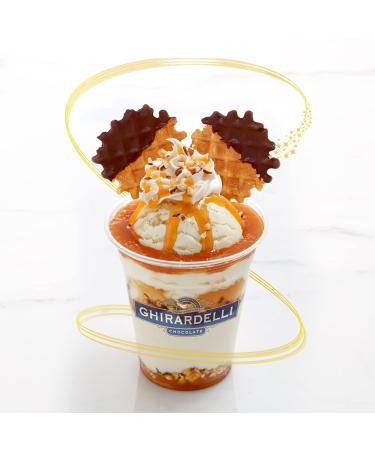 Ghirardelli Caramel Sauce 16oz Squeeze Bottle (Pack of 2) + Barista Spoon | Rich & Creamy - Buy Online on GoSupps.com