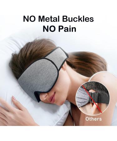 INNELO Cotton Sleep Eye Mask | Ultra Soft & Breathable | Adjustable Strap | Comfortable for Men, Women, Kids | Travel, Nap, Shift Work - Buy Online on GoSupps.com