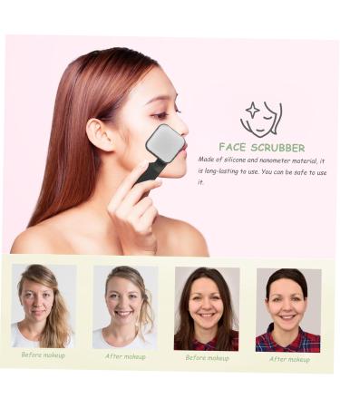 PLAFOPE Square Facial Cleansing Brush Facial Brush Silicone Face Scrubber Face Scrubber Men Facial Scrubber Face Cleansing Brush Scrubber Face Wash Brush Double Sided Face Brush - Buy Online on GoSupps.com