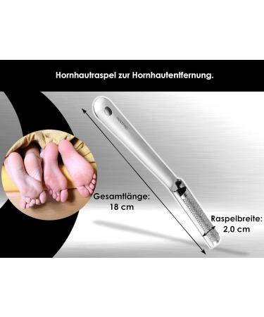 Premium Stainless Steel Callus Rasp & Remover - Effortless Foot Care | Worldwide Shipping - Buy Online on GoSupps.com