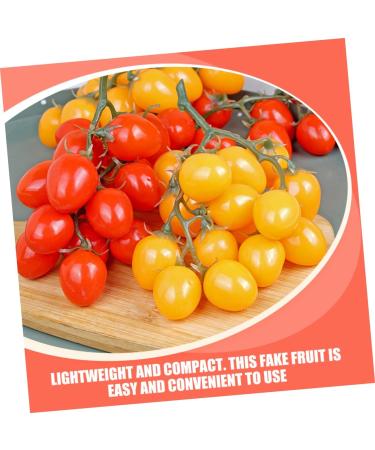 Alipis Simulated Small Tomatoes Fruit Home Decor Cherry Photography Props Party Decor Home Ornament Home Supplies Red Household Early Teaching Aids Foam Red 4.00X2.00X2.00CM - Buy Online on GoSupps.com