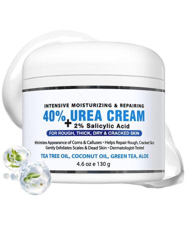 MrCuvaryas Urea foot cream healing foot lotion for dry chapped skin and rough calluses with maximum strength
