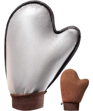 Double Sided Fake Tan Mitt Tanning Lotion Applicator Tanning Applicator Fake Tan Mitt with Nonslip Elastic Wrist and Thumb for Mousse Lotion Skin Care - Buy Online on GoSupps.com