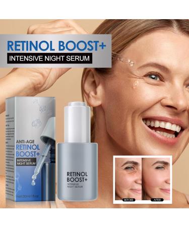 Retinol Face Night Serum Anti Wrinkle Serum Retinol Serum for Face Retinol Face Serum Face Moisturizer for Women Hydrating Serum Dark Spot Remover Anti Age Serum Plump and Smooth Skin - Buy Online on GoSupps.com