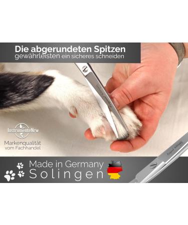 Premium 8-Inch Soling Fur Shear Scissors for Dogs & Cats - Made in Germany Stainless Steel Perfect for Pet Fur Care - Buy Online on GoSupps.com
