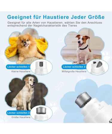 AMIR Dog Nail Grinder - Quiet Pet Nail Trimmer for Dogs & Cats - Buy Online on GoSupps.com