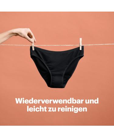 Allmatters Period Underwear - Spout-Proof Eco-Friendly & Reusable Extra Roast Black XL (Single Pack) - Buy Online on GoSupps.com
