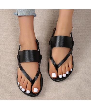 Women Leather Shoes Comfy Platform Flat Sole Ladies Casual Soft Big Toe  Foot Correction Sandal Orthopedic Bunion Corrector 2022