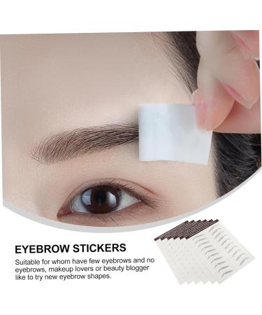 Baluue 24 Pcs Eyebrow Stickers Bionic Eyebrow Authentic Eyebrows Brown Fake Eyebrows Water Transfer Paper - Buy Online on GoSupps.com