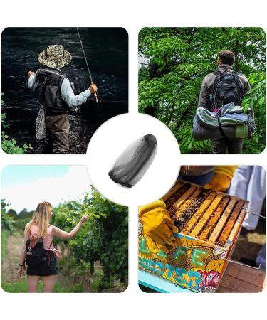 Zeayebsr 4 Pack Black Mosquito Repellent Balaclava | Insect Protection for Outdoor Camping & Travel - Buy Online on GoSupps.com