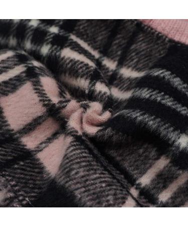 Fitwarm Knitted Plaid Dog Dress Hoodie Sweatshirts Pet Clothes Sweater Coats - Small Pink - Buy Online on GoSupps.com