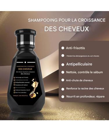 Anti-Hair Loss Shampoo 250 ml Men's Hair Growth Shampoo Natural Deep Cleansing Conditioning Boosted Volume - Buy Online on GoSupps.com