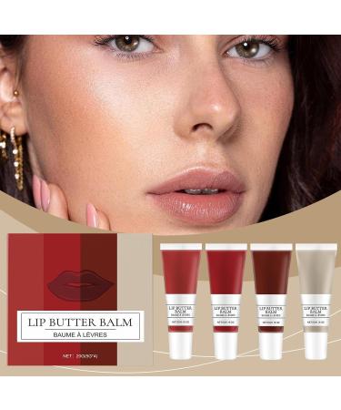 Lip Balm Set for Girls Moisturizing Lip Balm - 4 Pack Lip Gloss Sticks Set Moisturizing Lip Cream | Small Lip Moisturizer Long Lasting Lip Gloss - Buy Online on GoSupps.com