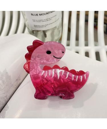 Animal Hair Clips | Girls Cute Dinosaur Hair Clip Acrylic Novelty Stylish Trendy Hair Claw For Everyday Use Little Girls Diplodocus - Buy Online on GoSupps.com