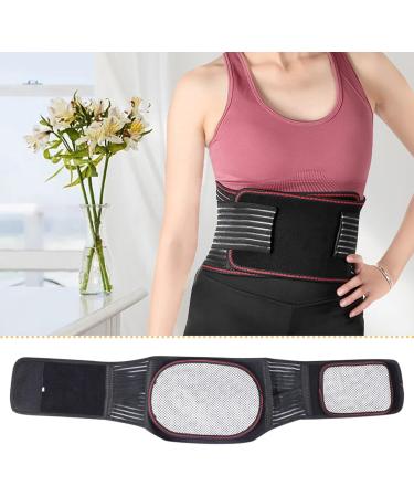 Buy Belly Wrap Hot Heating Pad | Slipproof Elastic Waist Support | Unisex Portable Lumbar Protector - LBC04 Black - Buy Online on GoSupps.com