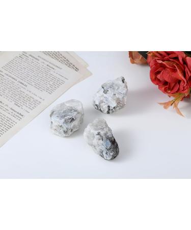 Buy XIANNVXI Moonstone Raw Crystals 1.8-2.2 | Natural Healing Stones for Decor & Gifts | Large Rough Crystal Rocks | International Shipping Available - Buy Online on GoSupps.com