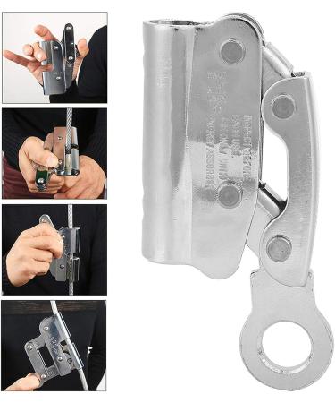 Self-Locking Rope Grab for Climbing & Fall Protection | Ascender Stop Descender Clamp for Rock Climbing & Tree Work (Round Hole) - Buy Online on GoSupps.com