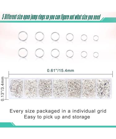 1500pcs Jewelry Making Kit with Jump Rings, Lobster Clasps, Pliers & Tweezers - Buy Online on GoSupps.com