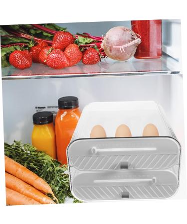 Refrigerator Organizer Tray Container Kitchen Countertop Storage Holder Large -layer Egg re-usable - Buy Online on GoSupps.com