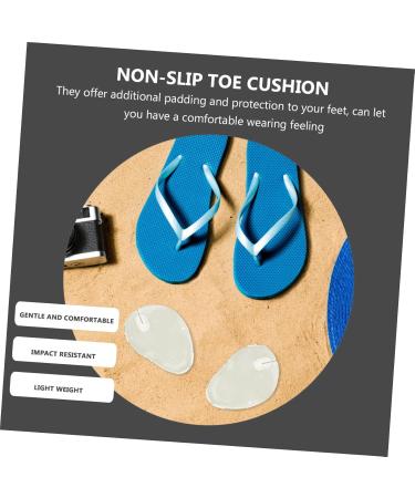 FRCOLOR 16 Pairs Toe Pad Protectors for Thong Sandals - Non-Slip Cushion Inserts for Flip-Flops & Sandal Comfort - Buy Online on GoSupps.com
